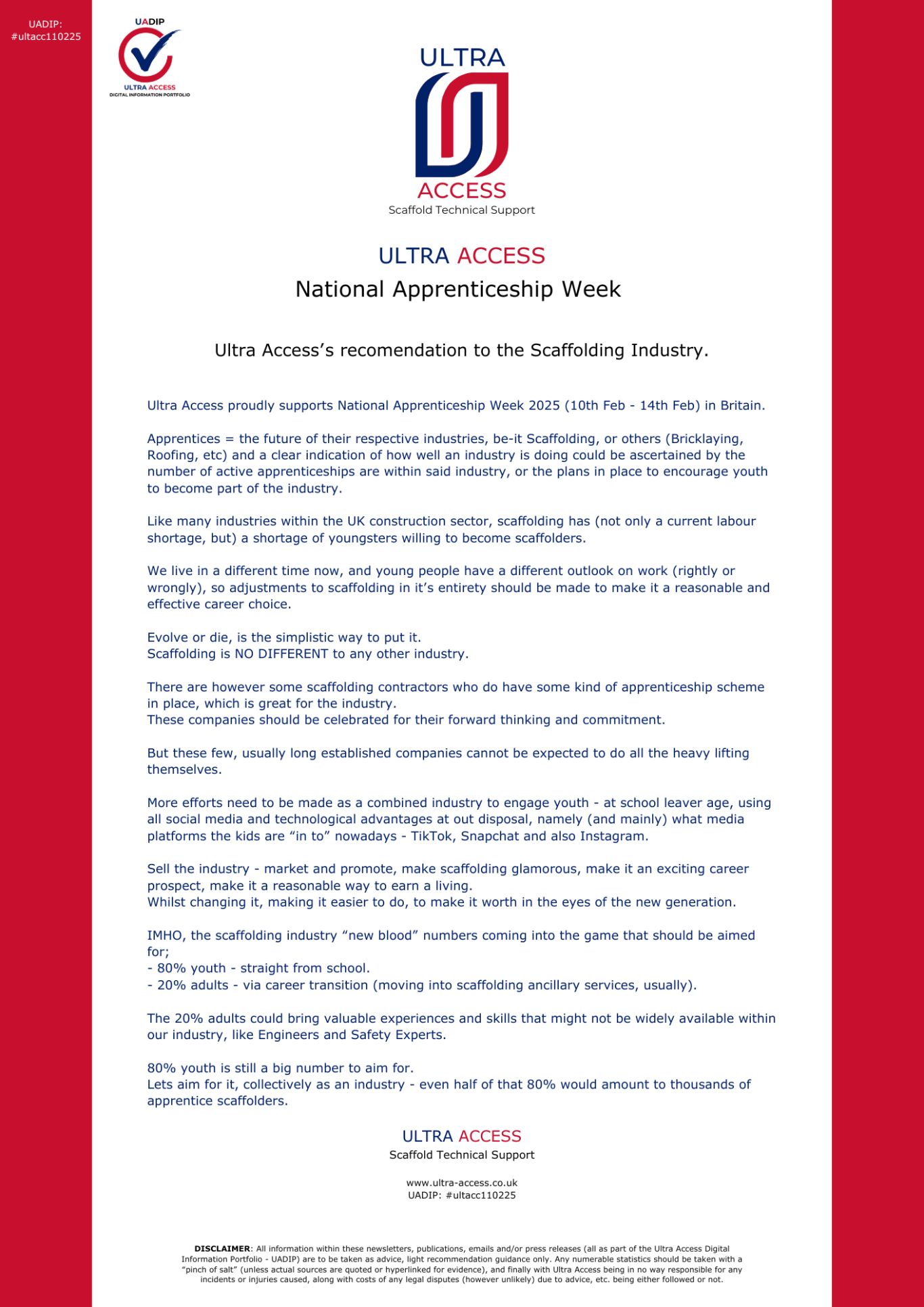 National Apprenticeship Week