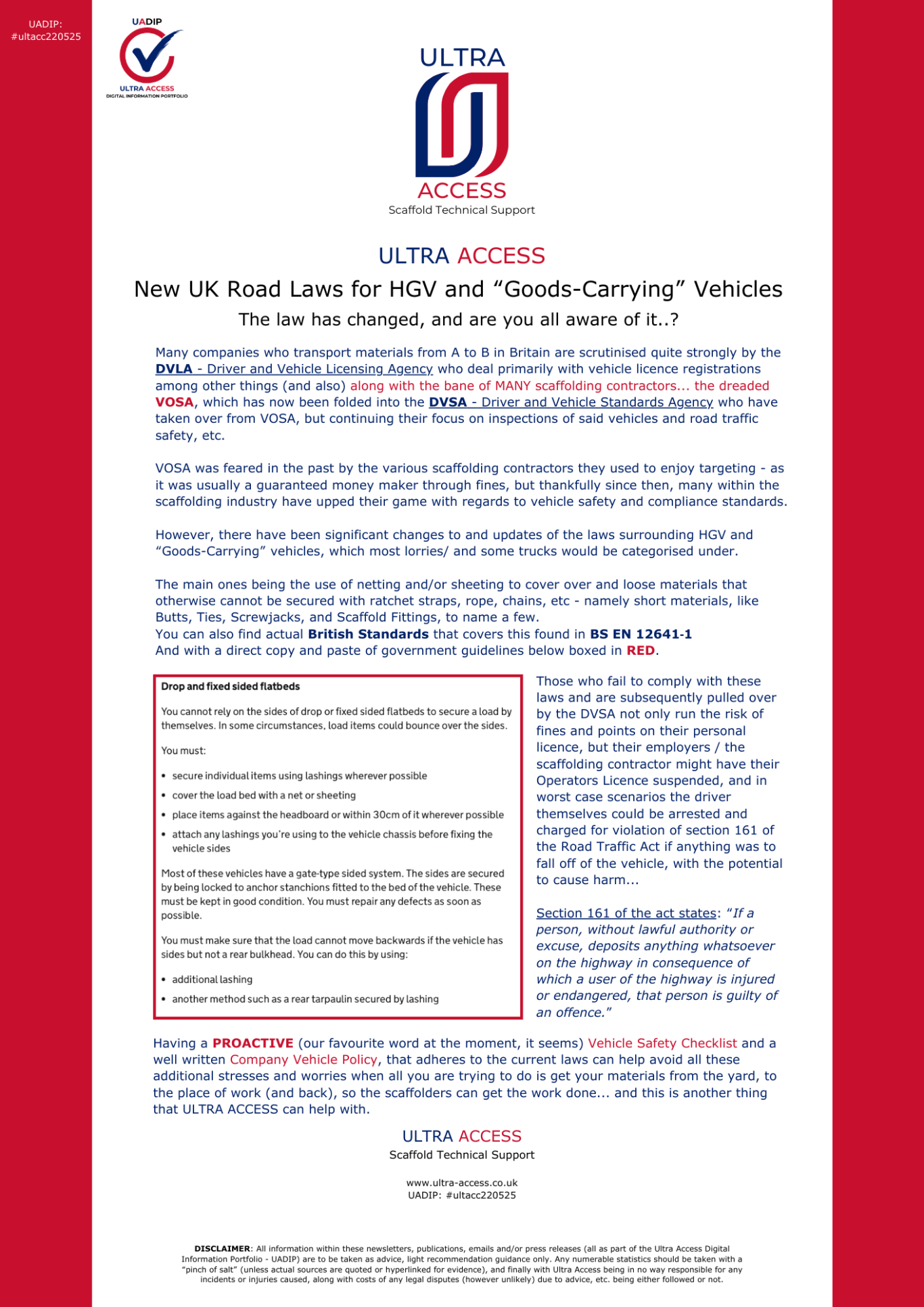 Updates to the 2024 UK's HGV laws