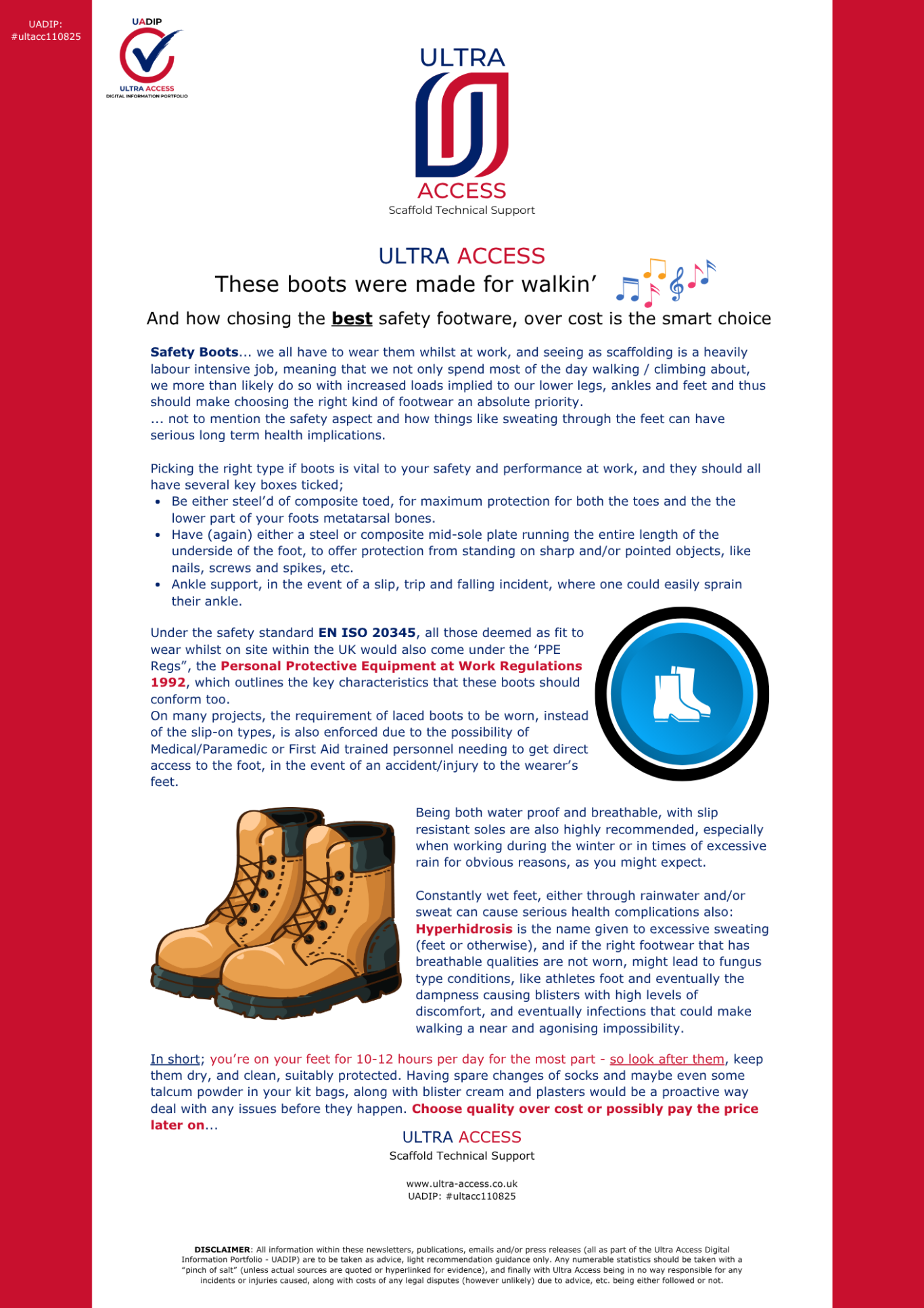 These Boots are made for Walkin'