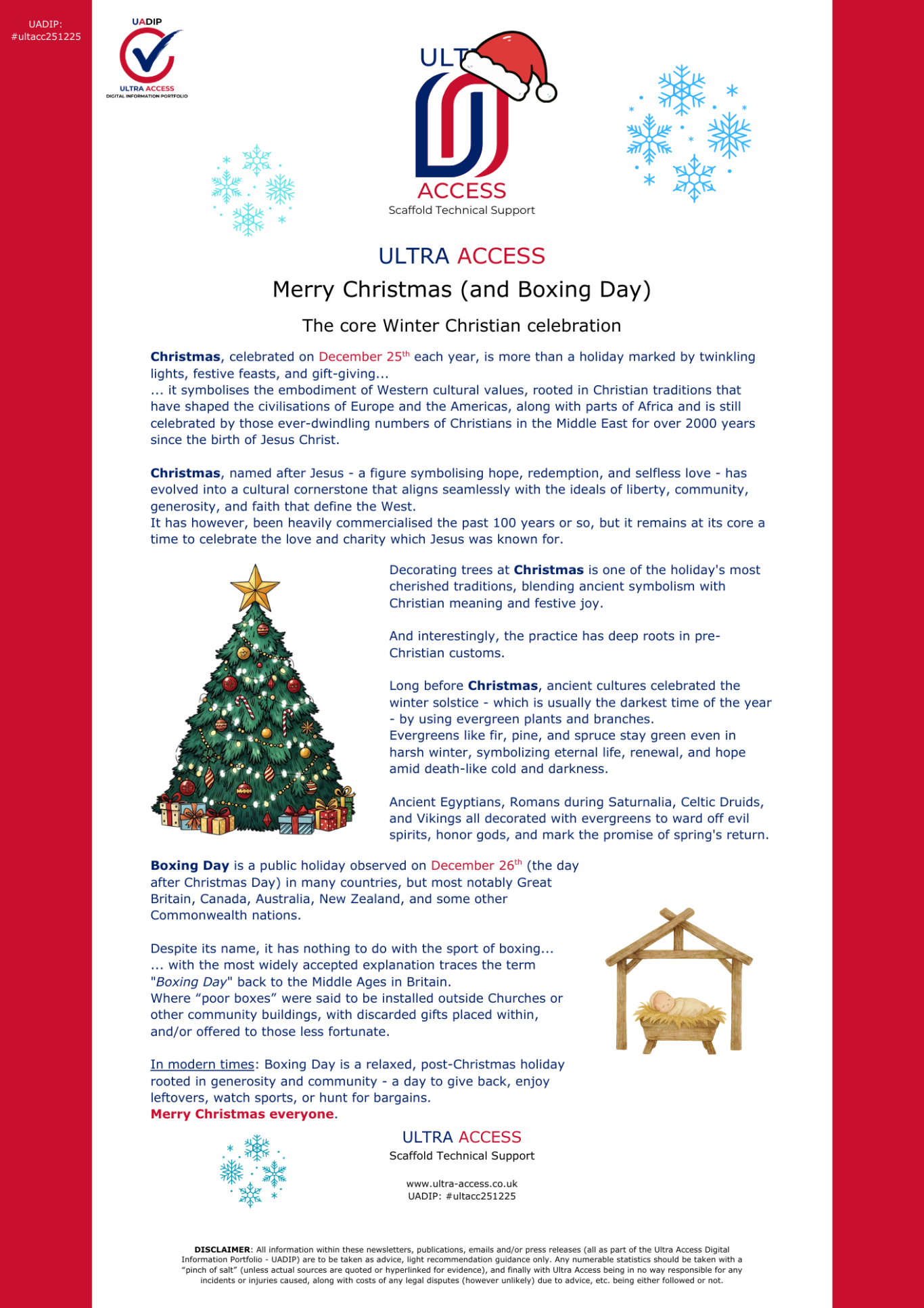 Merry Christmas (and Boxing Day)