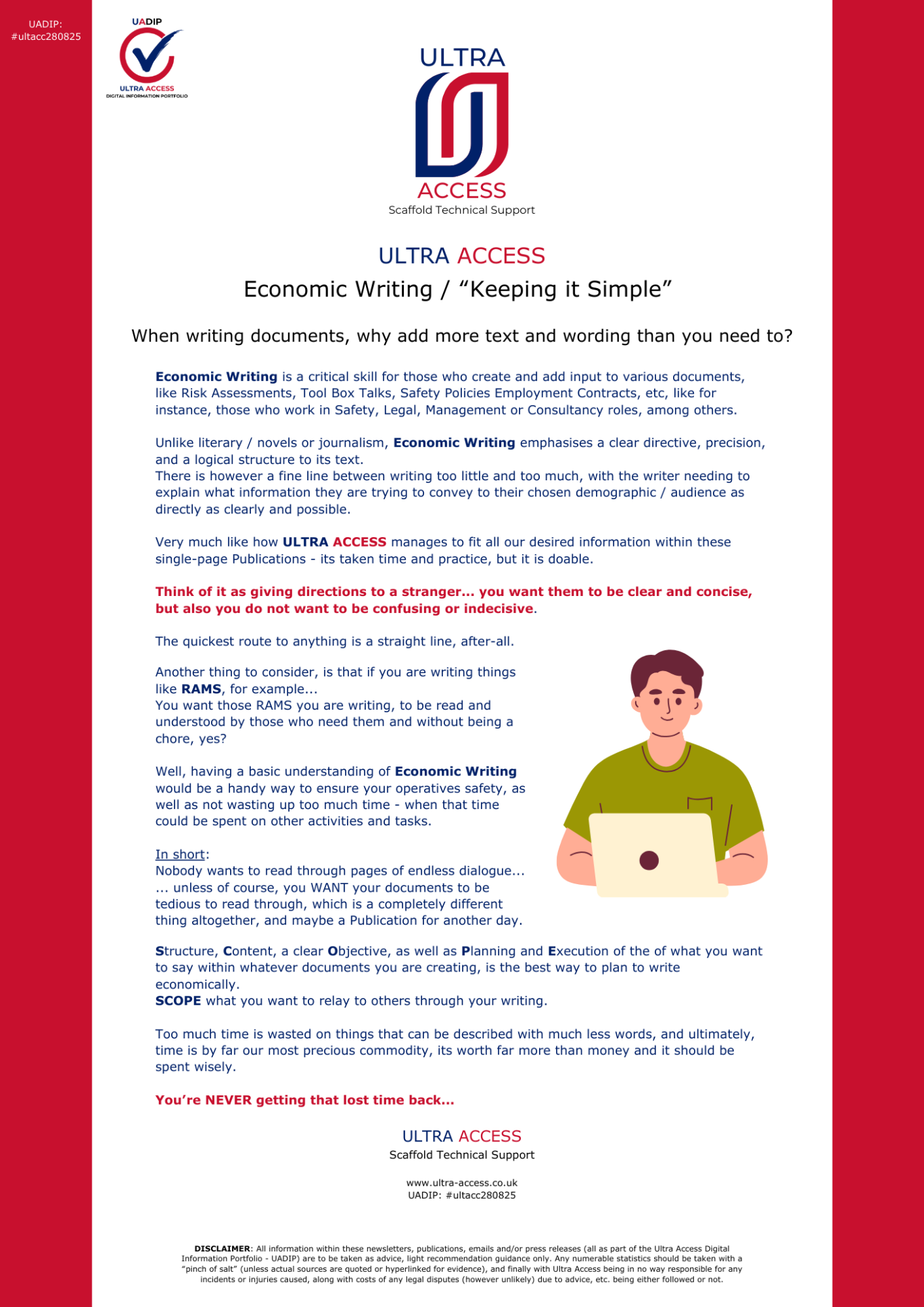 Economic Writing (keeping it simple)