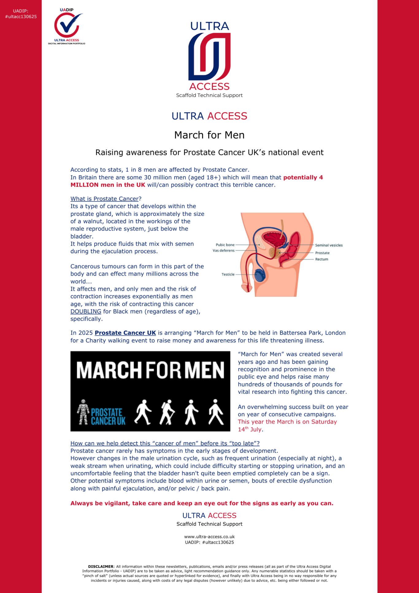 Prostate Cancer Awareness Day