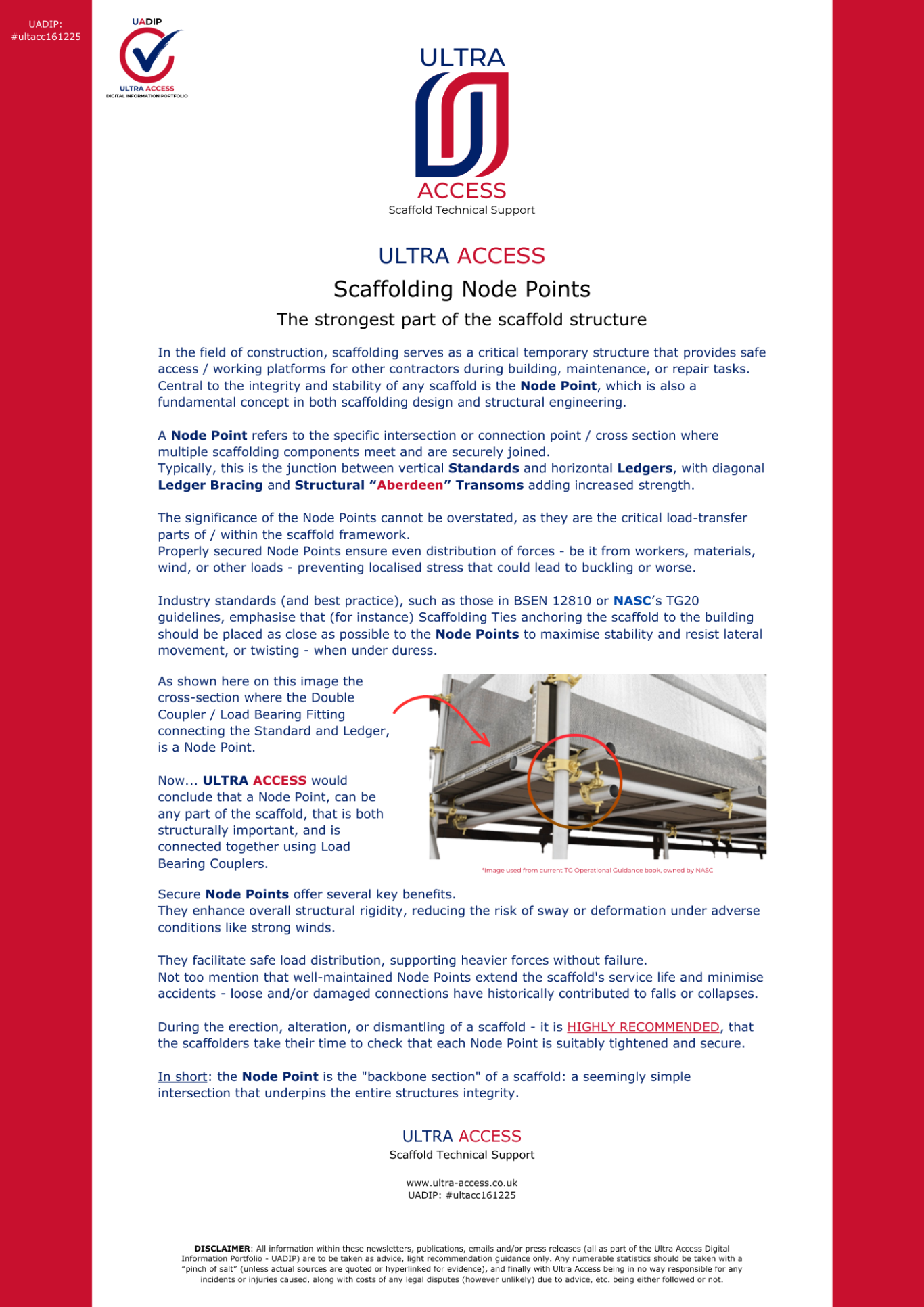 Scaffolding Node Points