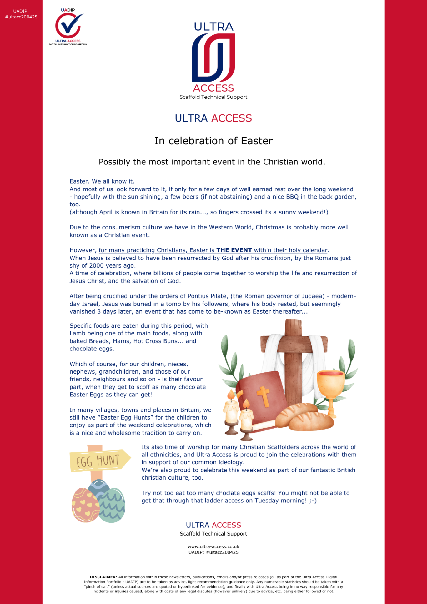 The Christian Holy Event of Easter