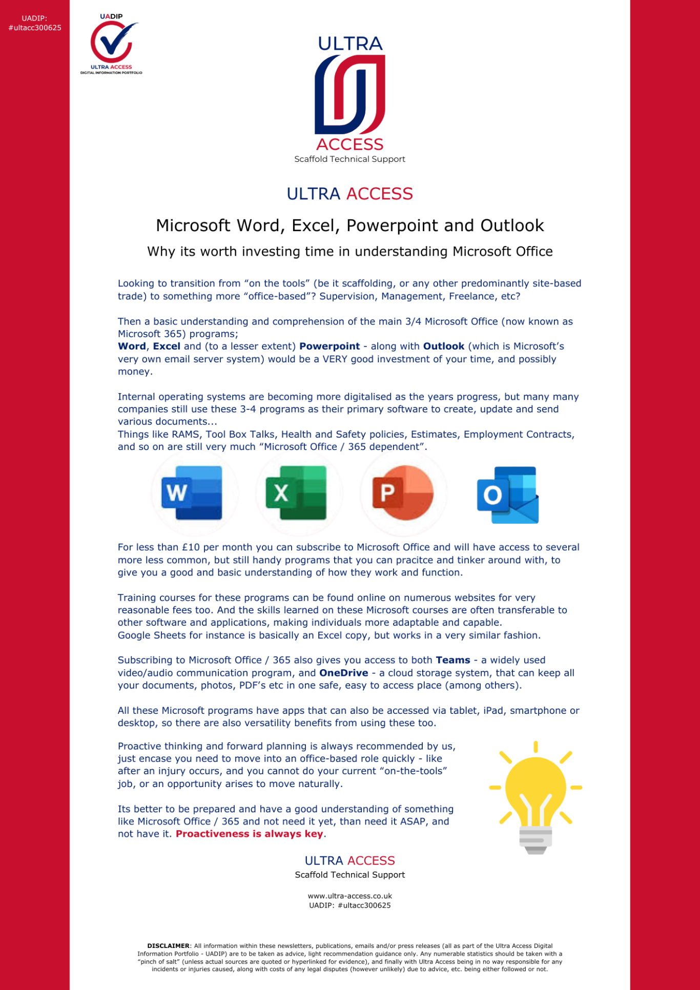 Personal Development: Microsoft Office