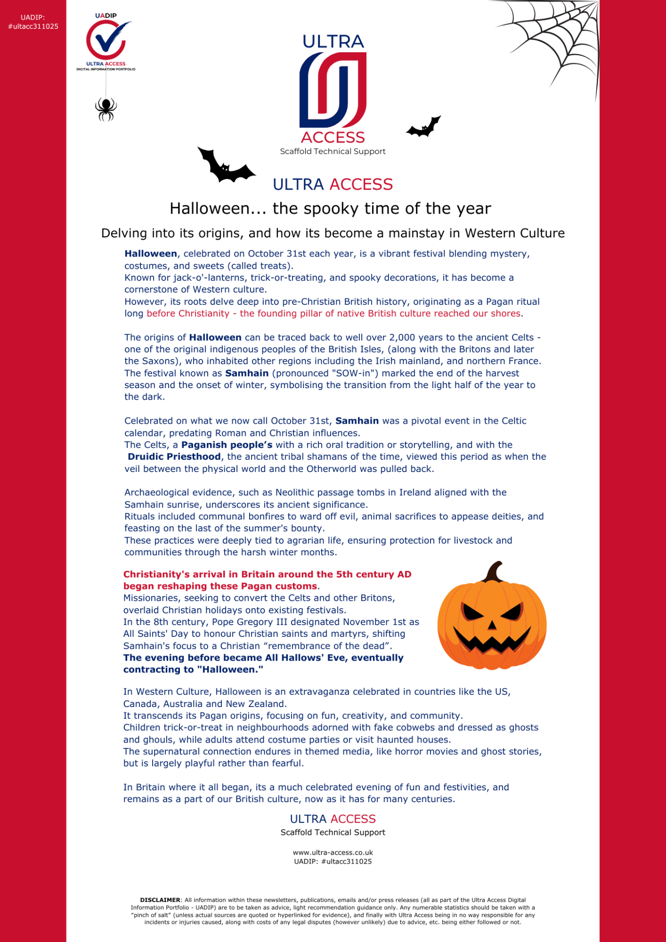 Halloween: the "Spooky" time of Year