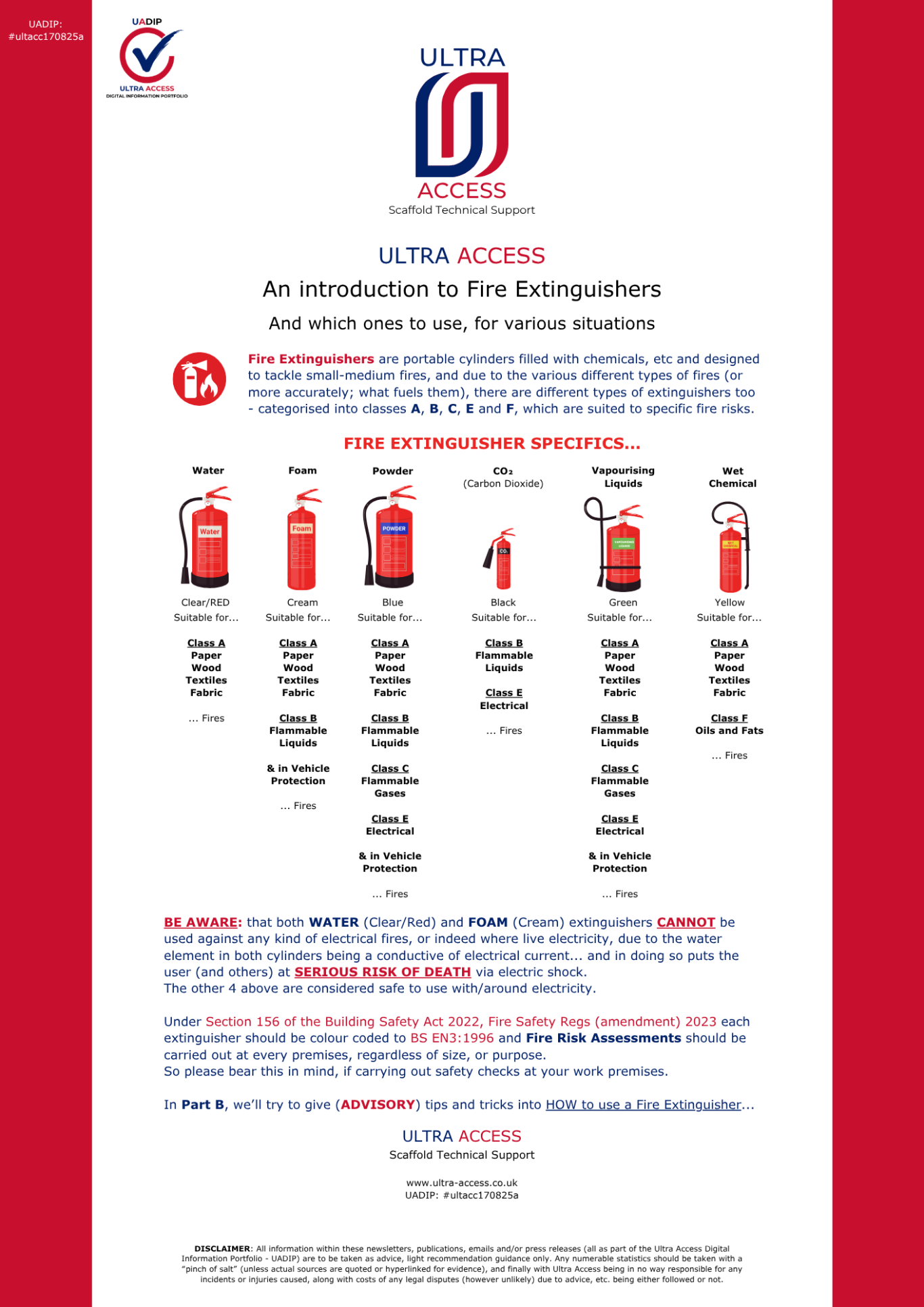 An Introduction to Fire Extinguishers