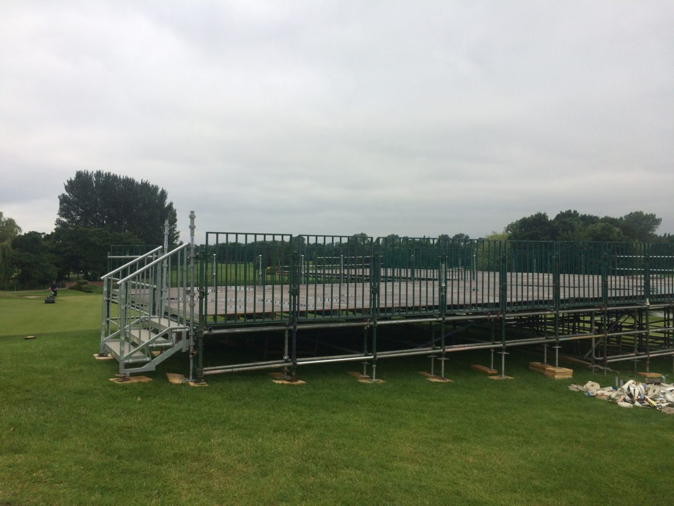 "The Belfry" Freestanding Hospitality Stand and Commentator Box.