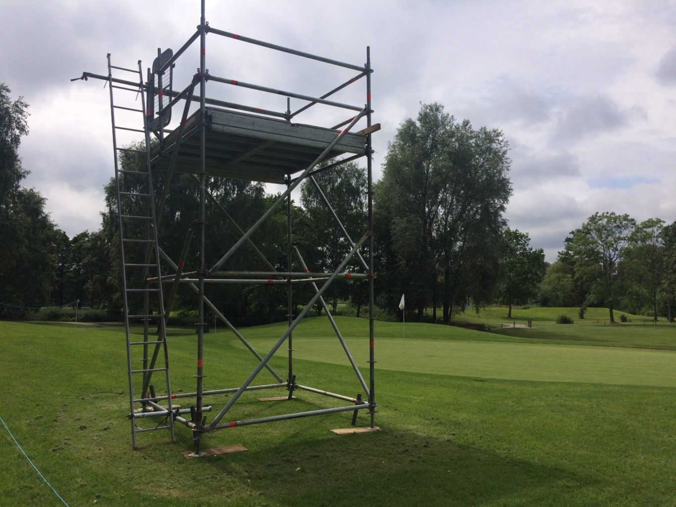 "The Belfry" Freestanding System Scaffold / Camera Tower.